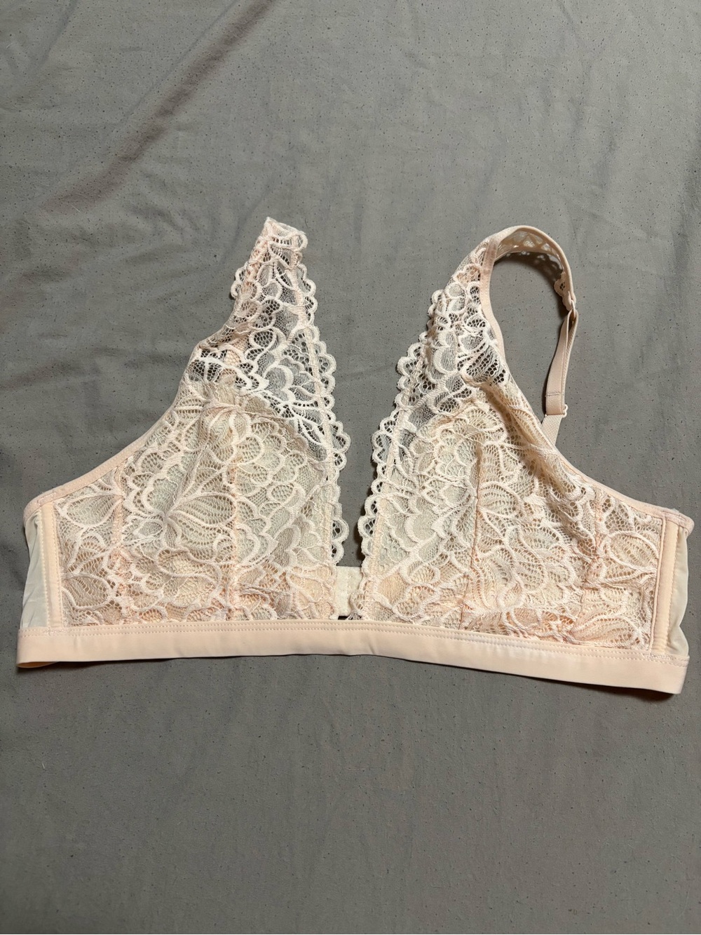Xhilaration Lace Bralette - Peach Blush